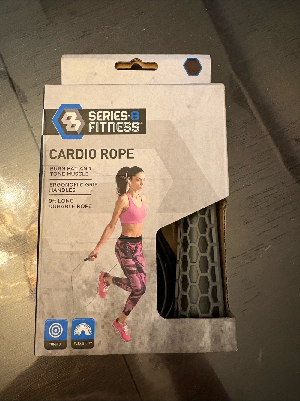 Series-8 Fitness Cardio Rope - Black